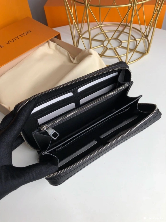 AAA Pruses Bags WALLET XL ZIPPY Vuitton Louis 0804